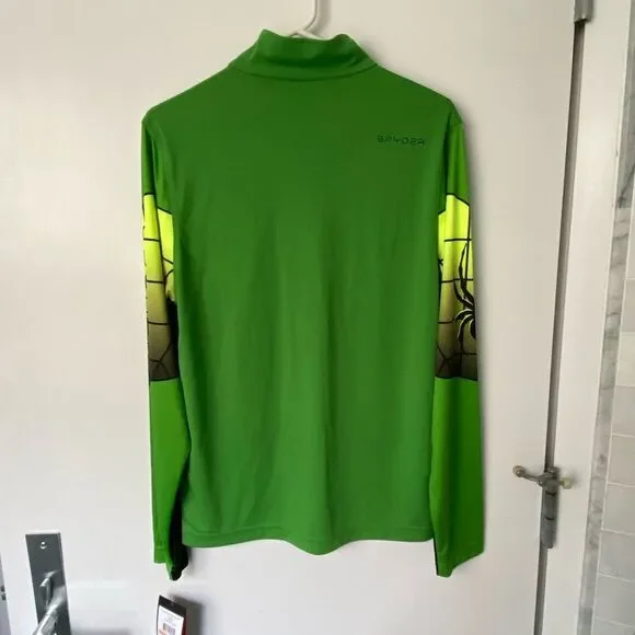 Spyder Men’s Webstrong fast dry long sleeve base layer shirt - Picture 2 of 10